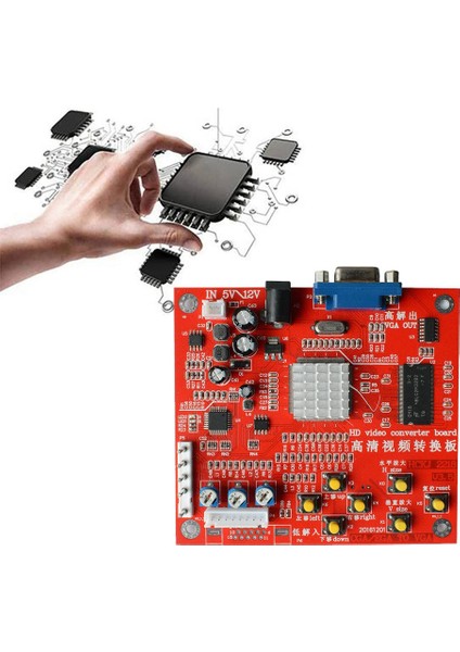 Arcade Oyun Cga'dan Vga'ya Dönüştürücü Video Oyunu Dönüştürücü Kartı Rgbs/cga'dan Vga'ya Hd Rgb'den Vga'ya Dönüştürücü (Yurt Dışından) fırsatları