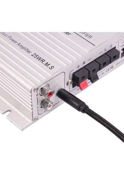 3.5mm Ila 6.35MM Adaptör Aux Kablosu Mikser Amplifikatör Için Altın Kaplama 3.5 Jack 6.5 Jack Erkek Ses Kablosu, 3 Metre (Yurt Dışından)