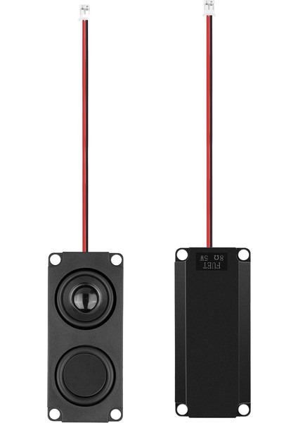1 Çift 8 Ohm Ses Ses Hoparlörü 5W Tv Pc Bilgisayar Pasif Hoparlör Ev Sineması Müzik Hoparlörü (Yurt Dışından)