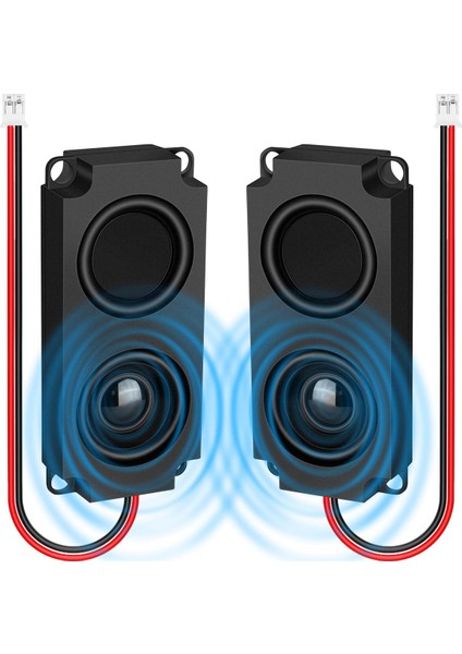 1 Çift 8 Ohm Ses Ses Hoparlörü 5W Tv Pc Bilgisayar Pasif Hoparlör Ev Sineması Müzik Hoparlörü (Yurt Dışından) fiyatları