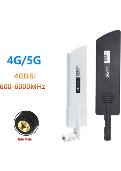 1 Adet 5g/3g/4g/gsm Tam Bant Omni Kablosuz Akıllı Metre Yönlendirici Modülü Kazanç 40DBI Anten, Siyah Sma Erkek (Yurt Dışından)