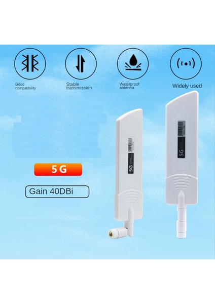 1 Adet 5g/3g/4g/gsm Tam Bant Omni Kablosuz Akıllı Metre Yönlendirici Modülü Kazanç 40DBI Anten, Siyah Sma Erkek (Yurt Dışından)
