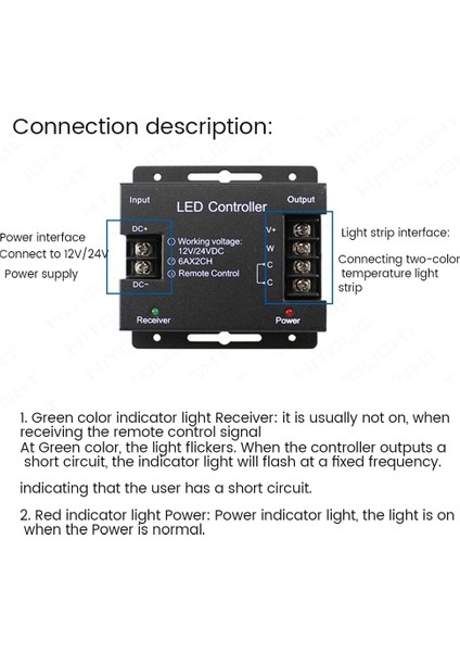 DC12-24V Işık Rf Dokunmatik Uzaktan Kumanda 5050 Rgb Bant Işıkları Için Dimmer Parlaklığı Ayarla (Yurt Dışından)