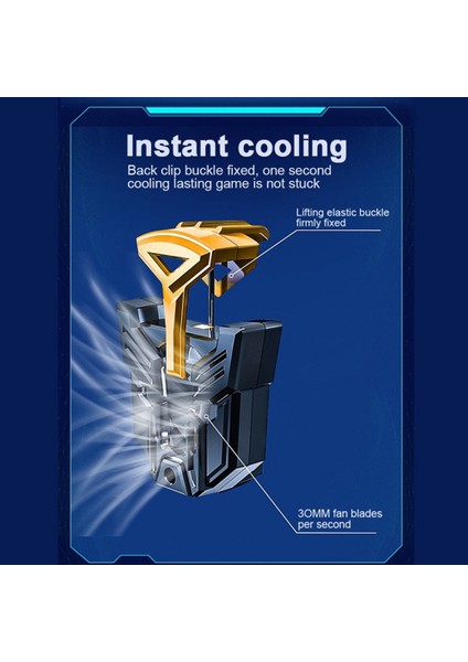 Pugb Telefon Soğutucu Poco X3 F3 M3 Için Oyun Soğutucu, Not 10, 6, 5, Fan Soğutucu (5 Adet) (Yurt Dışından) modelleri