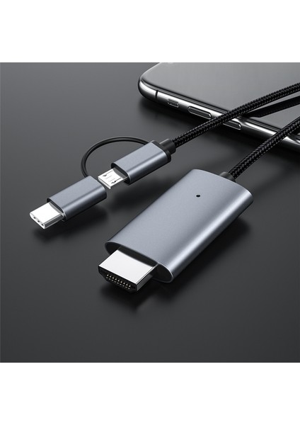 -Usb Tip C - Uyumlu Kablo Hdtv Tv Dijital Av Adaptör Kablosu 1080P ve Android Telefon Için (Yurt Dışından) fiyatları