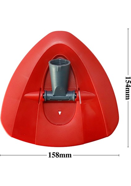 O-Döner Üçgen Paspas Mikrofiber Temizlik Paspas Bezi Yedek Aksesuarlar Için (Yurt Dışından)