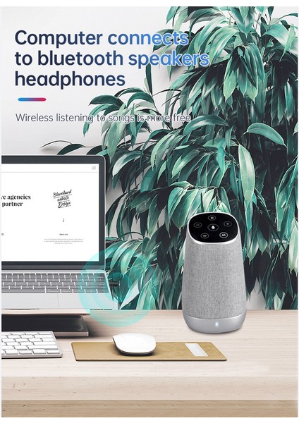 In 1 Bluetooth 5.2 Alıcı Verici Adaptörü 3.5mm Araba Müzik Ses Aux A2DP Kulaklık Alıcısı Handsfree (Yurt Dışından)