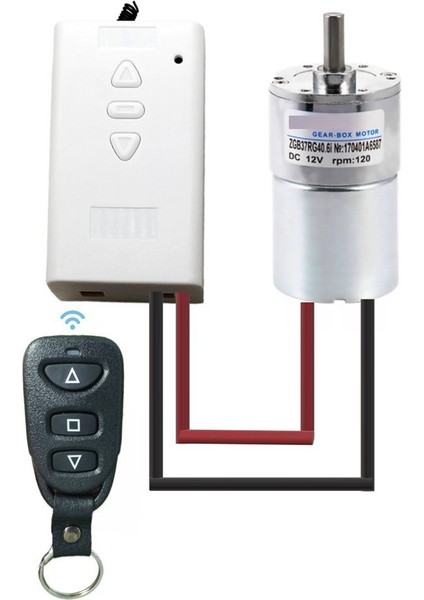 Ac/dc 12V 24V 36V Motor Kontrolörü Elektrikli Lineer Aktüatör Motor Uzaktan Kumanda Anahtarı Ileri Geri Yukarı Aşağı Durdurma (Yurt Dışından)