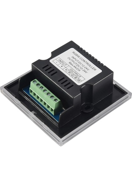 DC12V-24V Rgb / Rgbw Duvara Monte Denetleyici Cam Panel LED Şeritler Için Dimmer Lamba Siyah (Yurt Dışından)