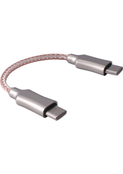 Taşınabilir Kod Çözme Amp Otg Kablosu Tip-C - Tip-C Kayıt Hattı Hifi Kulaklık Otg Adaptörü Için 8 Çekirdekli Ses Kablosu (Yurt Dışından)