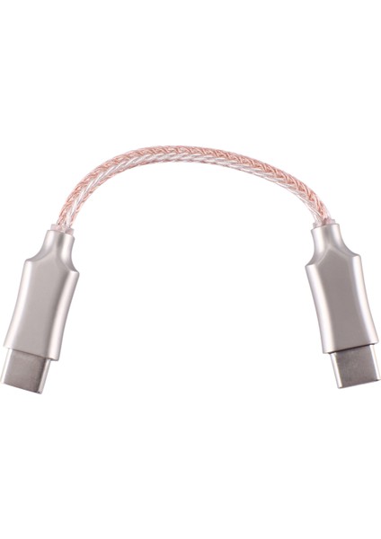 Taşınabilir Kod Çözme Amp Otg Kablosu Tip-C - Tip-C Kayıt Hattı Hifi Kulaklık Otg Adaptörü Için 8 Çekirdekli Ses Kablosu (Yurt Dışından) modelleri