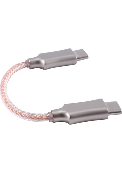 Taşınabilir Kod Çözme Amp Otg Kablosu Tip-C - Tip-C Kayıt Hattı Hifi Kulaklık Otg Adaptörü Için 8 Çekirdekli Ses Kablosu (Yurt Dışından) fırsatları
