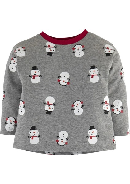 Unixes Kardan Adam Pamuk&cotton Yılbaşı Çocuk Pijama Takımı fiyatları