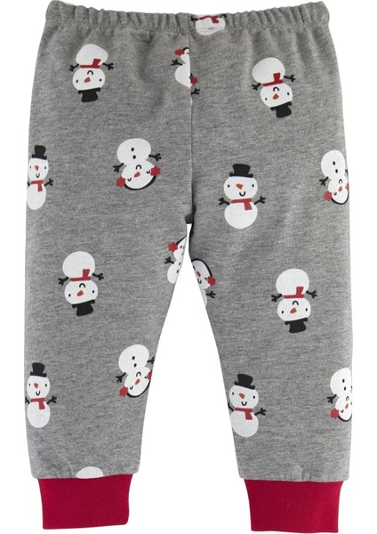 Unixes Kardan Adam Pamuk&cotton Yılbaşı Çocuk Pijama Takımı fırsatları