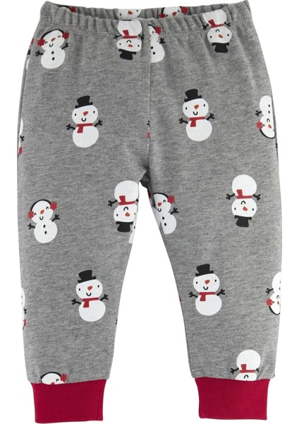 Unixes Kardan Adam Pamuk&cotton Yılbaşı Çocuk Pijama Takımı indirimleri