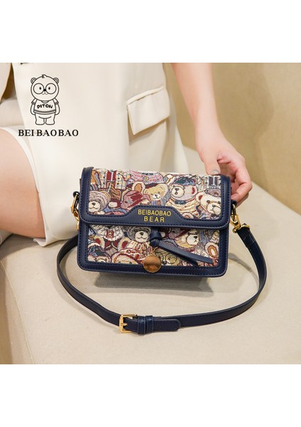 Çanta Kanvas Çanta Moda Kadın Çanta Tasarımı Crossbody Çanta Rahat Küçük Kare Çanta (Yurt Dışından)