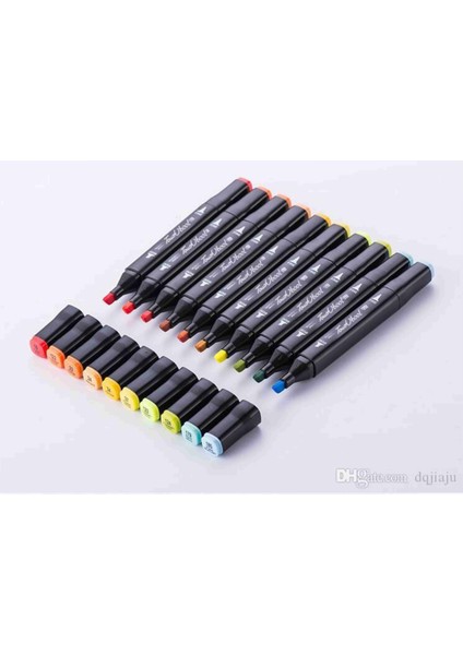 Çift Taraflı Uçlu Marker Keçeli Kalem Seti 168'LI Çantalı Markör fırsatları