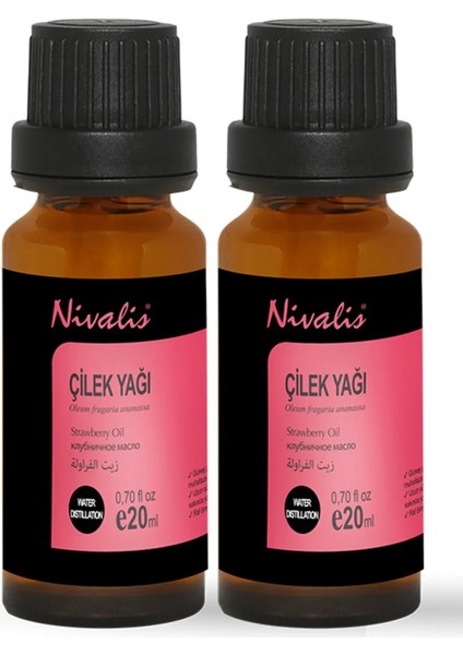 2'li Çilek Uçucu Yağı 20 ml
