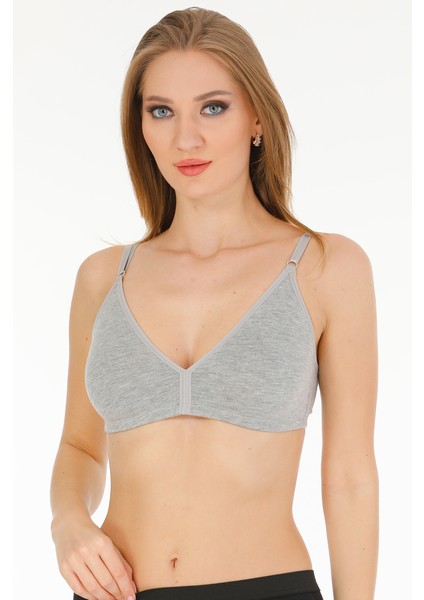 Pl Penye Toparlayıcı Sütyen Gri