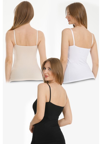 3lü Hamile Emzirme Atleti Siyah-Beyaz-Ten fiyatları