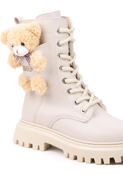 Stanko Ayıcıklı Fermuarlı Kız Çocuk Günlük Bot Ayakkabı indirimleri