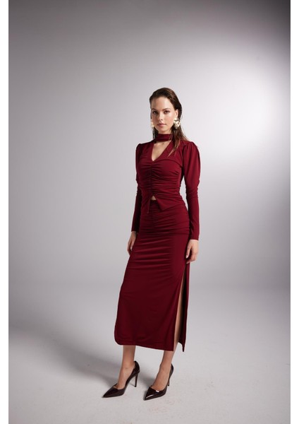 Serre Etek Bordo modelleri