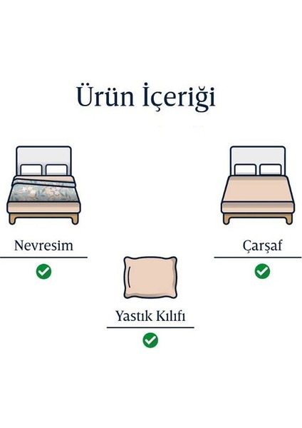 Taraftarlara Özel Tek Kişilik Nevresim Takımı 100X200 Lastikli Çarşaflı