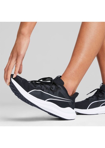 378768-01 Puma Reflect Lite Erkek Spor Ayakkabı Black-Black-White