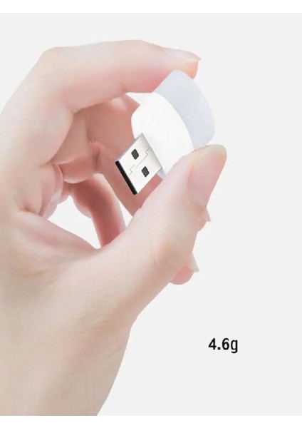 Mini USB Taşınabilir LED Ampul Lamba Ergonomik Gece Lamba Okuma Işığı Çocuk Odası Koridor Aydınlatma