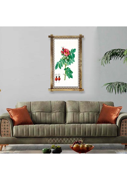 Çiçek Modern Kanvas Rustik Tablo 96 x 66