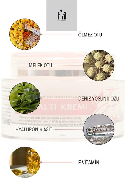 Göz Altı Kremi Sarkma Karşıtı, Torba Oluşumu Karşıtı Göz Çevresi Kremi Hyalüronik 15 ml