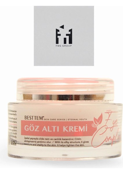 Göz Altı Kremi Sarkma Karşıtı, Torba Oluşumu Karşıtı Göz Çevresi Kremi Hyalüronik 15 ml
