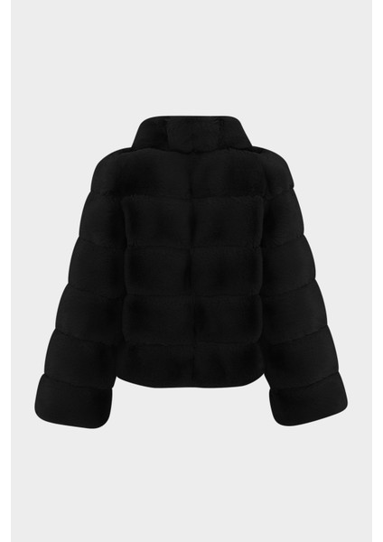 AÇELYAOKCU Premium Dik Yaka Kadın Rex Suni Kürk Ceket fiyatları