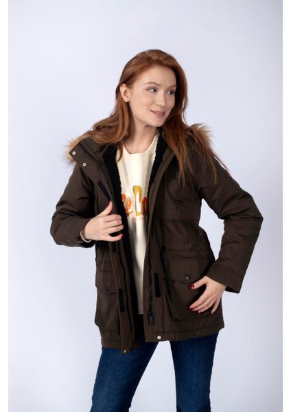 Hazel Kadın Mont Haki