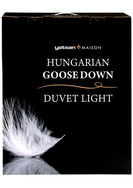 Yatsan Maison Macar Kaz Tüyü Çift Kişilik Ince Yorgan