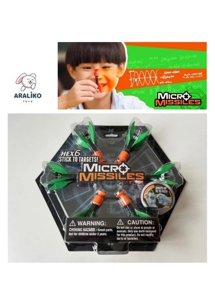 Micro Missiles Hex6 Set / Yeni Nesil Parmak Sapanı 6'lı