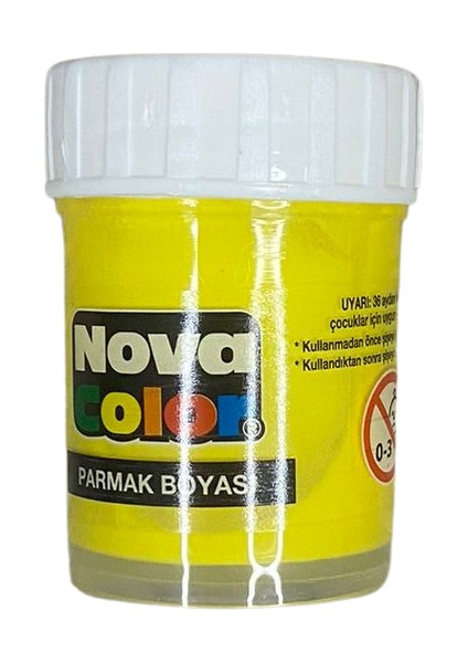 NovaColor 6'lı Parmak Boya