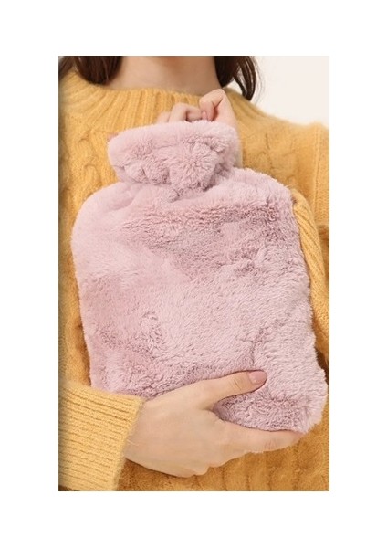 Peluş Kılıflı Çıkarılabilir Sıcak Su Torbası Yumuşak Kılıflı Yıkanabilir 2 lt El Isıtıcı modelleri