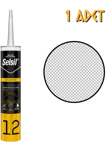 Güçlü Ayna Silikonu Şeffaf 280 Ml. - 1 Adet