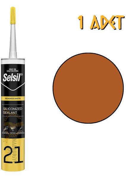 Silikonize Mastik Bronz 500 Gr. - 1 Adet