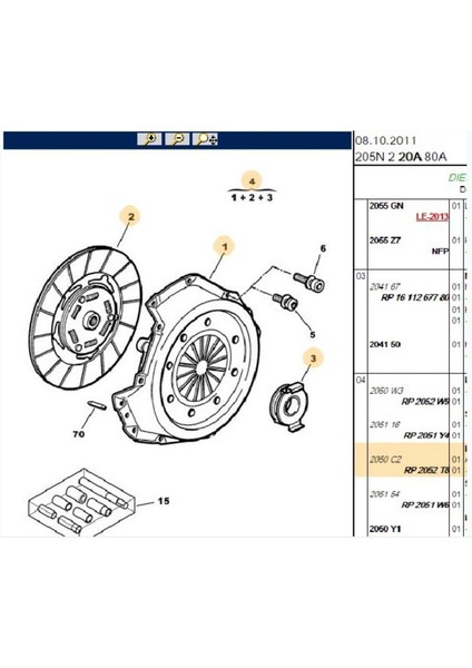 Debriyaj Seti Partner (004200409-801290)
