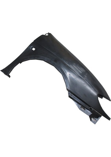 Renault Scenıc- 1- 96/99; Ön Çamurluk Delikli Sağ Koyu Siyah (Plastik) (Ilk 6.ay Için) (Tw)