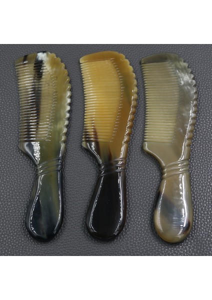 Doğal Kemik Tarak Sığır Boynuzu Kt-112 - 18 Cm Saç Tarağı Hakiki El Yapımı Saplı Şık indirimleri