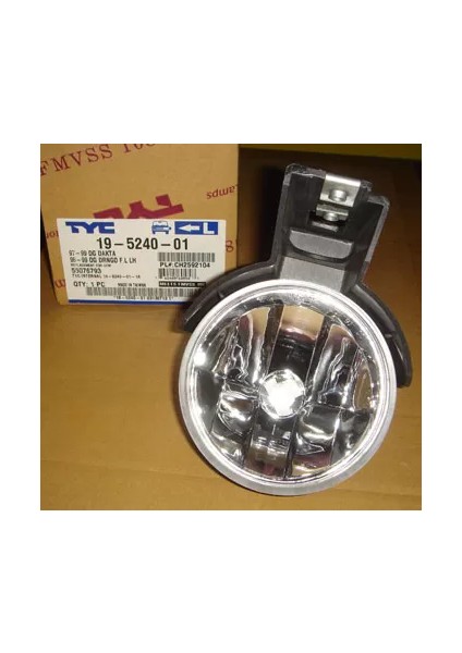 Dodge Durango- 98/03; Sis Lambası Sol Yuvarlak/bağlantı Plastiği Ile Birlikte (Eagle Eyes)