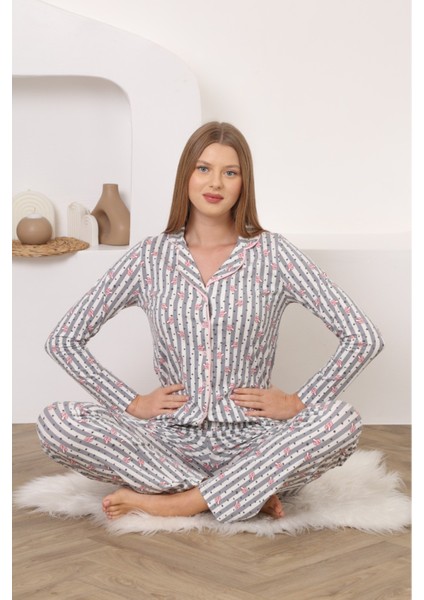 Semm Mix Pamuklu Pijama Takımı Rabbit