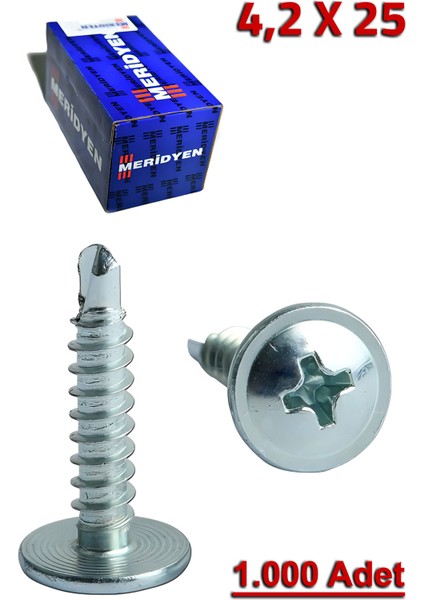 Rysb Matkap Uçlu Vida 4.2X25 (1.000 Adet)