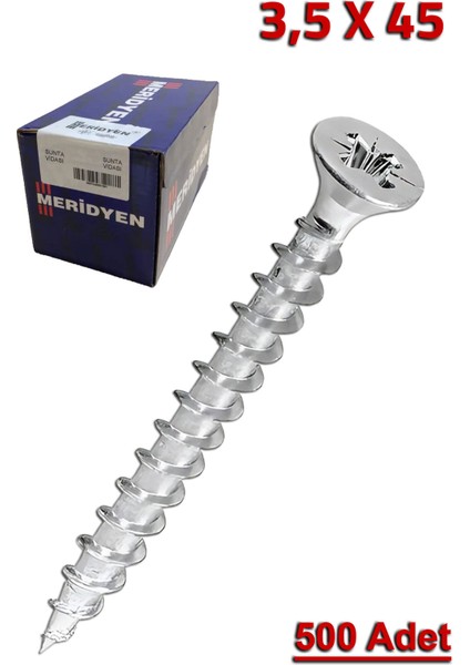 Sunta Vidası 3.5X45 (500 Adet)