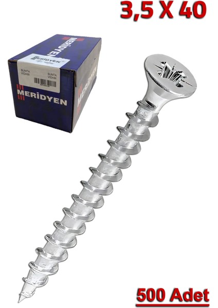 Sunta Vidası 3.5X40 (500 Adet)