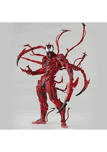 Marvel Venom Carnage Anime Figure Toys 18 cm Film Venom 2 Carnage Bjd Figure Model Collection Toys Christmas Gift For Children (Yurt Dışından)
