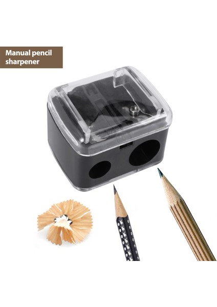 Kaş Eyeliner 2 Delik Için Hassas Kozmetik Kalemtıraş (Yurt Dışından)